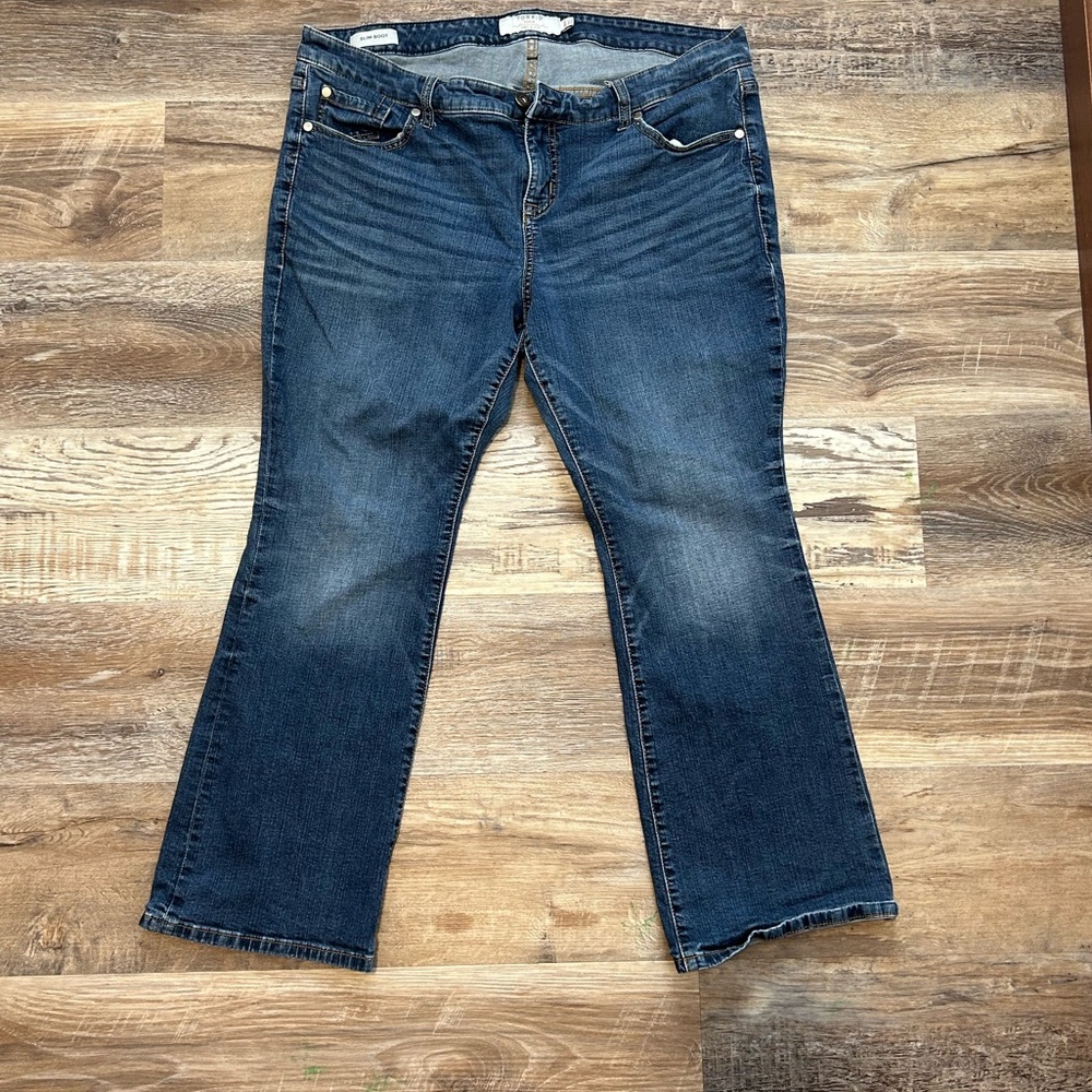 Torrid Slim Boot Cut Jeans size 18XS #11925349